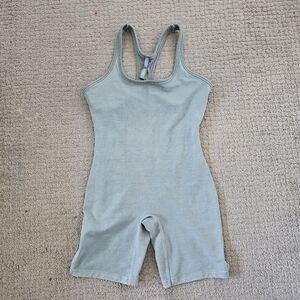 Skims Womens Outdoor Mid Thigh Shaping Racerback Bodysuit Size 2XL Runs Small.